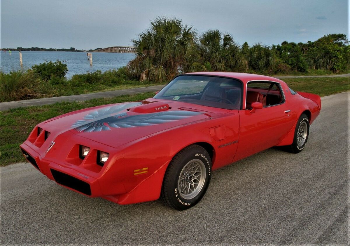 1979 Pontiac Trans Am 400, 4 speed, PHS docs, Red on Red, Numbers matching 1979 Pontiac Trans Am WS6