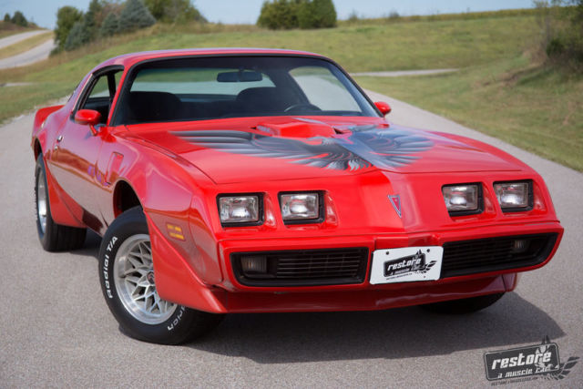 1979 Pontiac Trans Am 52616 Miles Mayan Red Coupe Pontiac 400 W72 - T/A 6.6 4 S 1979 Pontiac Trans Am --