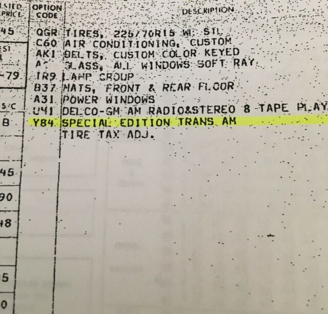 1979 Pontiac Trans Am Y84 - photo 8