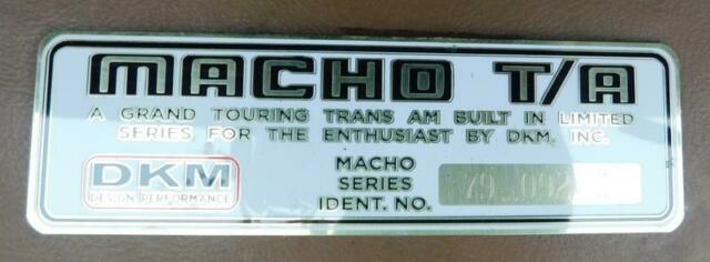 1979 Pontiac Trans Am MACHO DKM #92 - photo 8