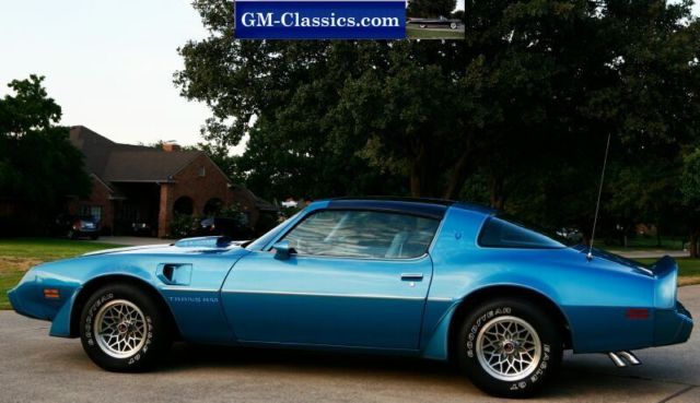1979 Pontiac Trans Am T Top WS6 Atlantis Blue Original Survivor GM Classics 1979 Pontiac Trans Am T Top