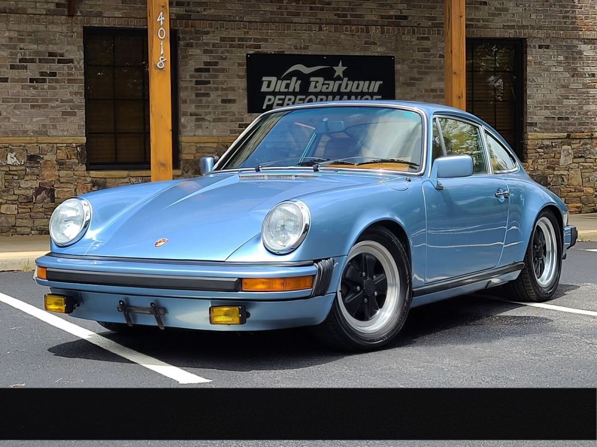 1979 Porsche 911 SC Beautiful Light Blue Metallic on Cork Leather Interior 1979 Porsche 911 SC