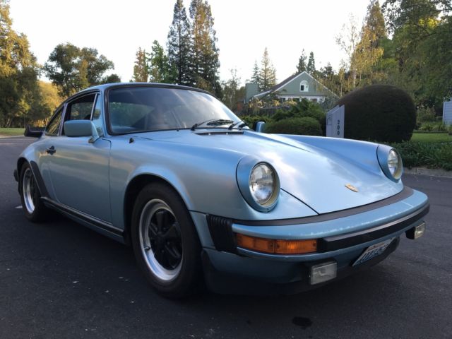 1979 Porsche 911SC Coupe Light Blue Metallic original Paint NO Rust Ever..!! 1979 Porsche 911 SC Coupe sunroof Edition