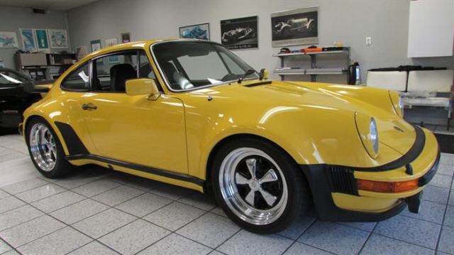 1979 Porsche 930 911 Turbo Ferrari Fly Yellow 58k miles 4 spd 1979 Porsche 930 Turbo, 930, wide body