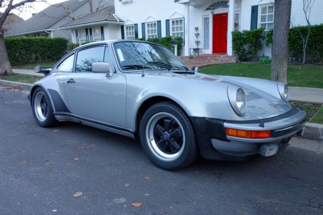 1979 Porsche 930 Turbo Coupe Mellatic Silver/Black 27,600 Original Miles 2 owner 1979 Porsche 930 Turbo Coupe 2-Door