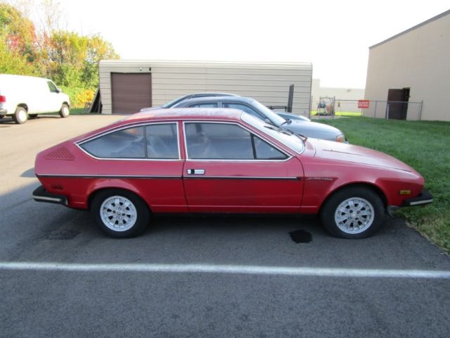 1979 RED ALFA ROMEO ALFETTA GTV 2000 with 56,200 miles Great Restoration Project 1979 Alfa Romeo Other