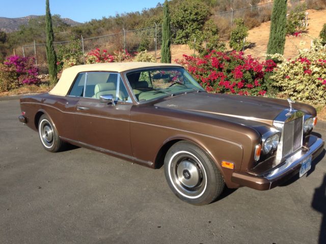 1979 Rolls Royce Corniche Convertible 1979 Rolls-Royce Corniche Tan Connally leather