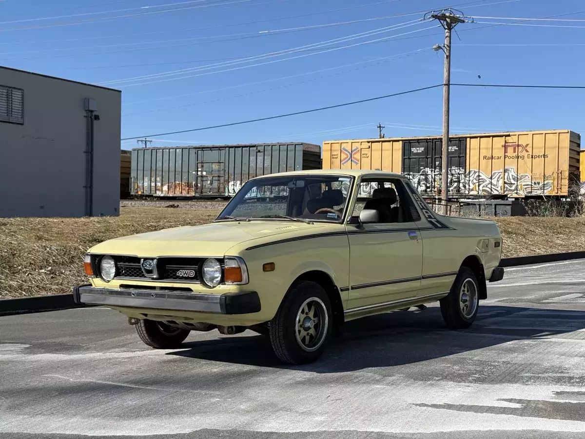 1979 Subaru BRAT Pickup Yellow 1979 Subaru BRAT