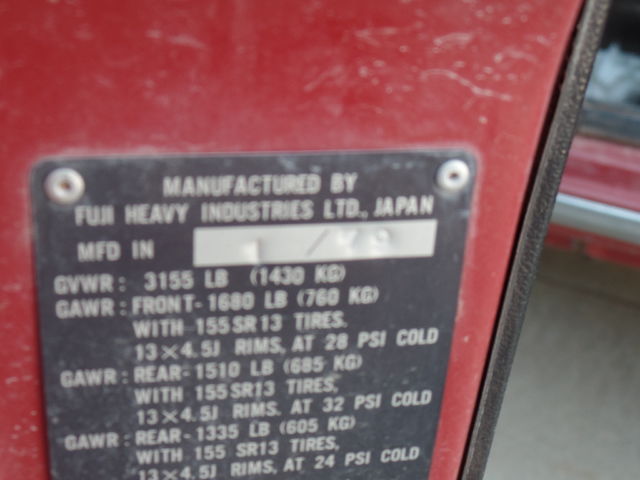 1979 Subaru - photo 11