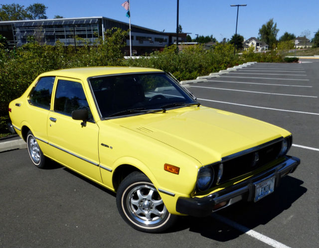 1979 Toyota Corolla Custom Sedan 2-Door 1.6L 1979 Toyota Corolla