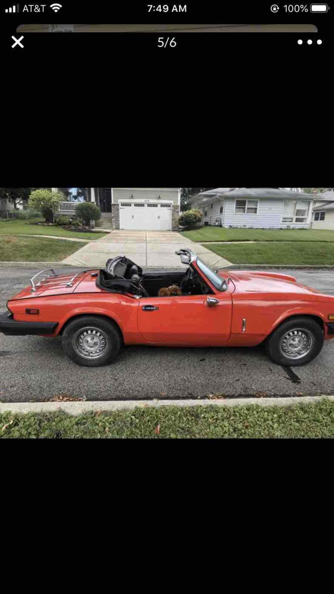 1979 Triumph Spitfire 1500 Convertible Red RWD Manual 1979 Triumph Spitfire 1500