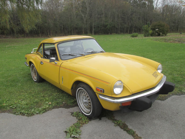 1979 Triumph Spitfire with Rare Over drive and Factory Hardtop 1978 Triumph Spitfire SPITFIRE CONVERTIBLE