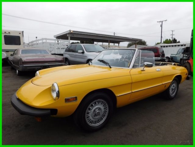 1979 Alfa Romeo Spider