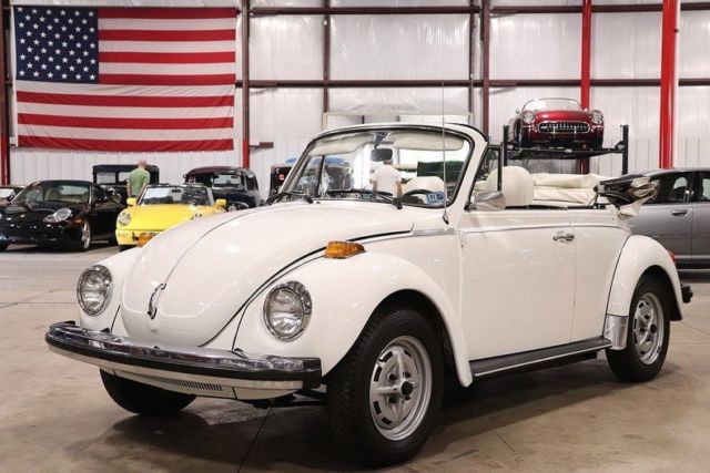 1979 Volkswagen Beetle 74340 Miles White Convertible 1600cc 4cyl Manual 1979 Volkswagen Beetle-New --
