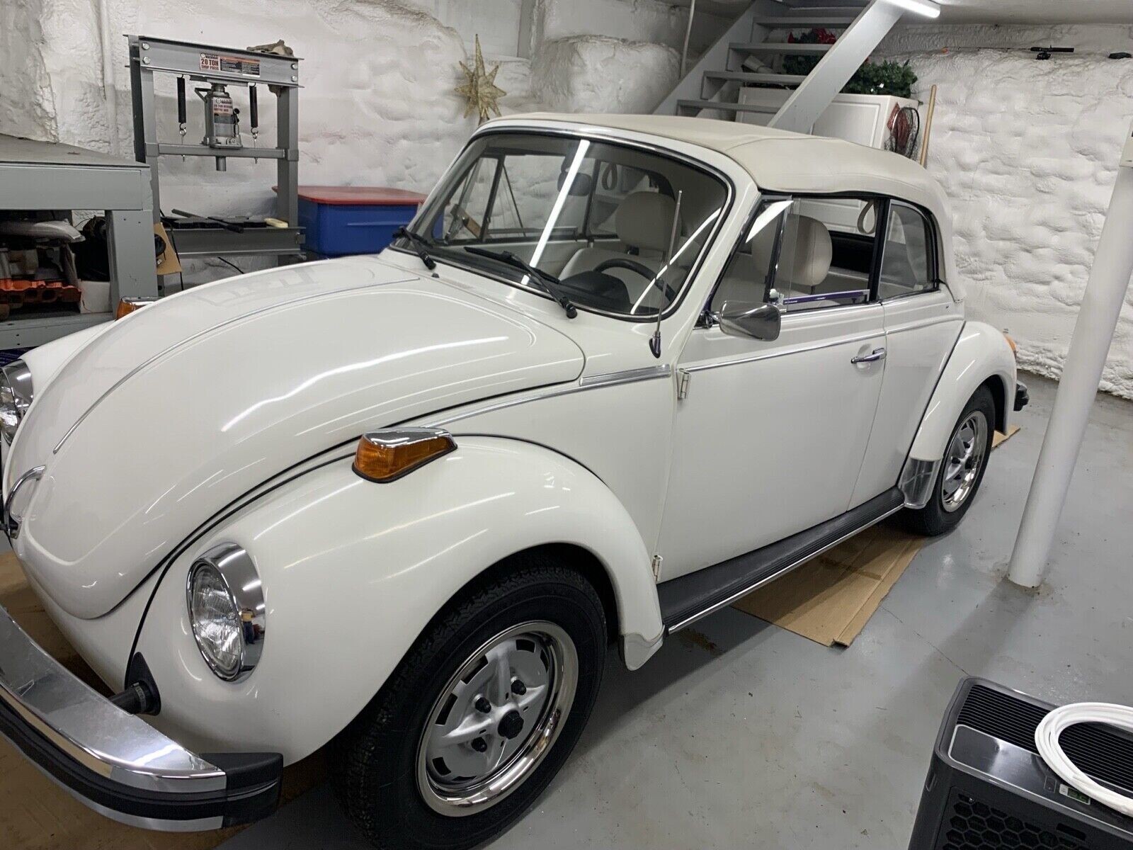 1979 Volkswagen Beetle (Pre-1980) beetle  convertabale triple white - photo 2