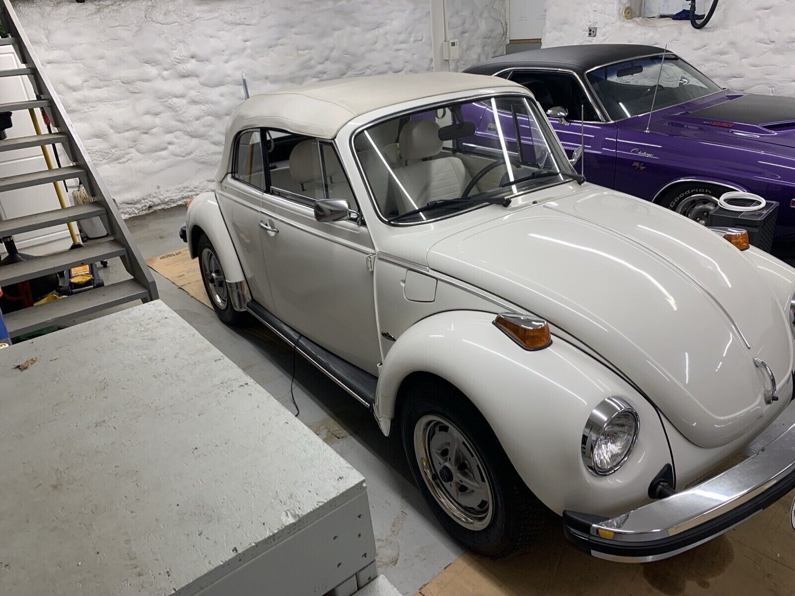 1979 Volkswagen Beetle (Pre-1980) beetle  convertabale triple white - photo 4