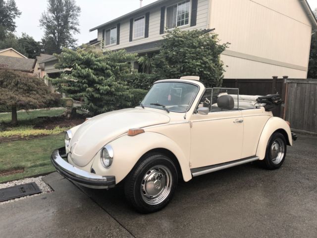 1979 Volkswagen Bug Convertible 4sp manual Excellent Condition Runs Awesome 1979 Volkswagen Beetle - Classic super beetle convertible