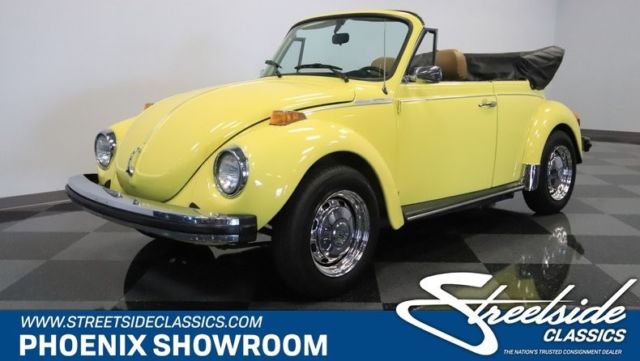 1979 Volkswagen Super Beetle Convertible Convertible 1584 CC 4 Cylinder 4 Speed 1979 Volkswagen Beetle-New Convertible