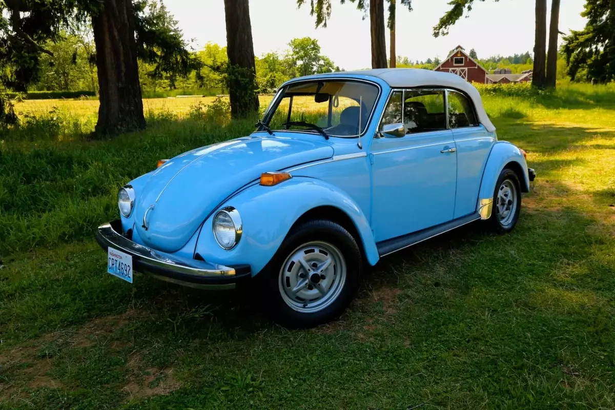 1979 Volkswagen Super Beetle Convertible KARMANN 4CL 4speed Fuel injected VW BUG 1979 Volkswagen Beetle - Classic