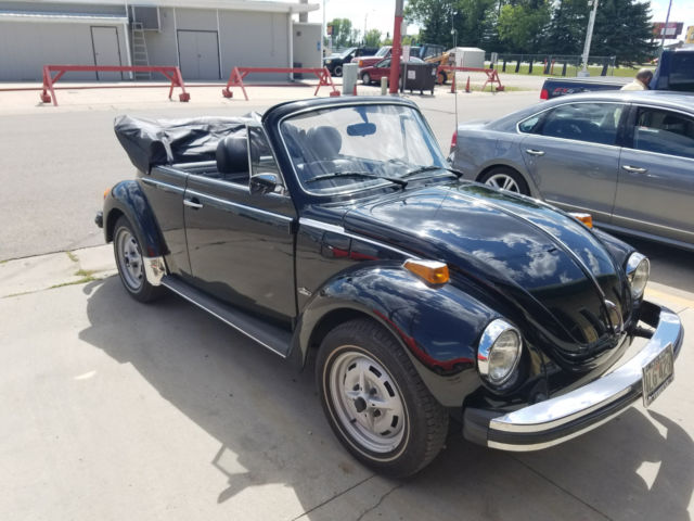 1979 Volkswagen Super Beetle Convertible Karmann Edition 5,813 ORIGINAL Miles!!! 1979 Volkswagen Beetle - Classic Black canvas top