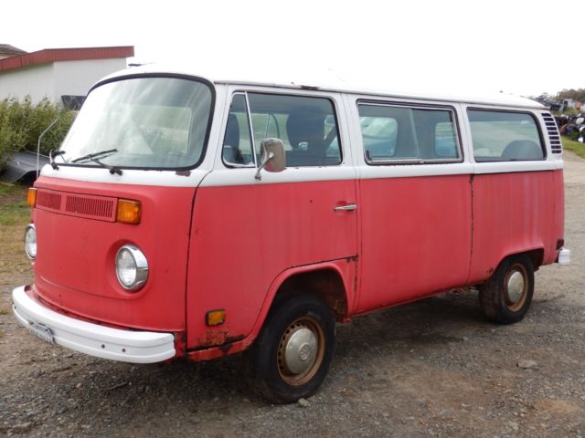 1979 Volkswagen VW T2 Transporter Bus Van 1-Owner Sold As-Is Needs Restoration 1979 Volkswagen Bus/Vanagon