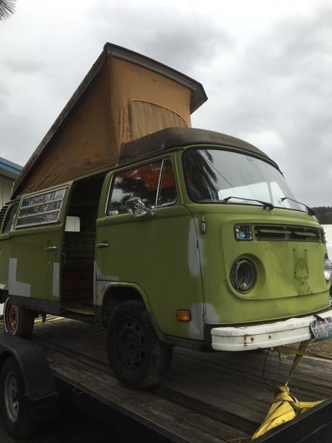 1979 Volkswagen Westfalia Camper 15,928 Miles Green Van 2.0 Liter Manual 1979 Volkswagen Westfalia Camper