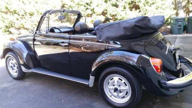 1979 vw beetle convertible rare epilog triple black 1979 Volkswagen Beetle - Classic Convertible
