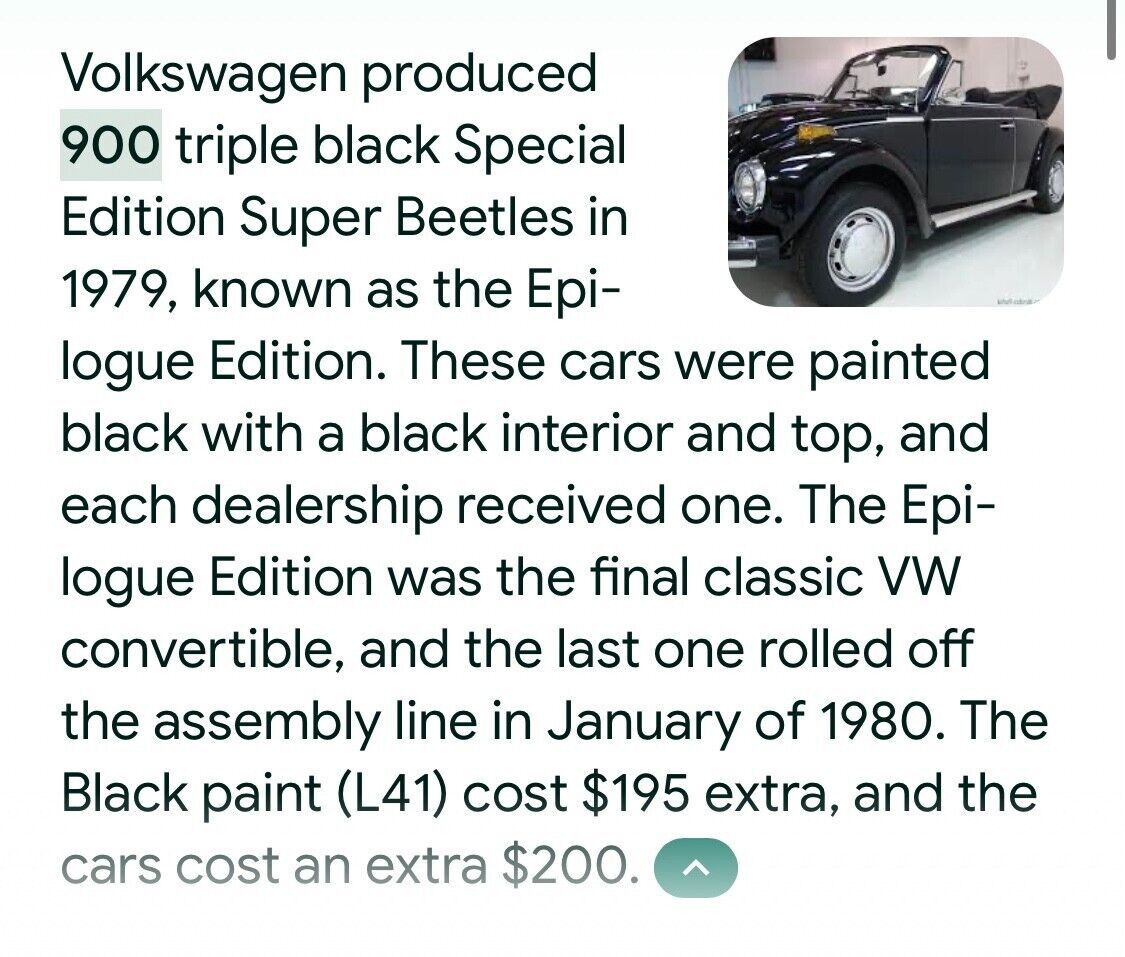 1979 Volkswagen Beetle - Classic VW SUPER BEETLE CONVERTIBLE - photo 13