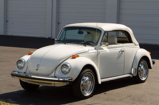 1979 VW Super Beetle - Triple White- only 25k miles - Beautiful! 1979 Volkswagen Beetle - Classic