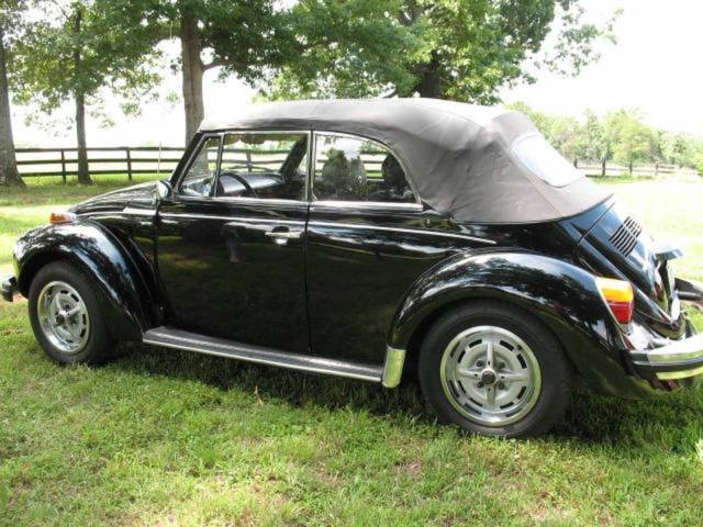1979 VW Triple Black convertible 1979 Volkswagen Beetle - Classic