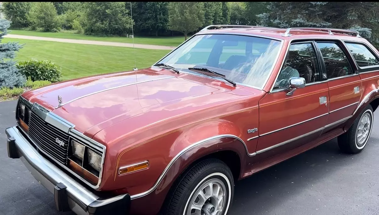 1980 AMC Eagle Wagon Red Limited 1980 AMC Eagle Limited