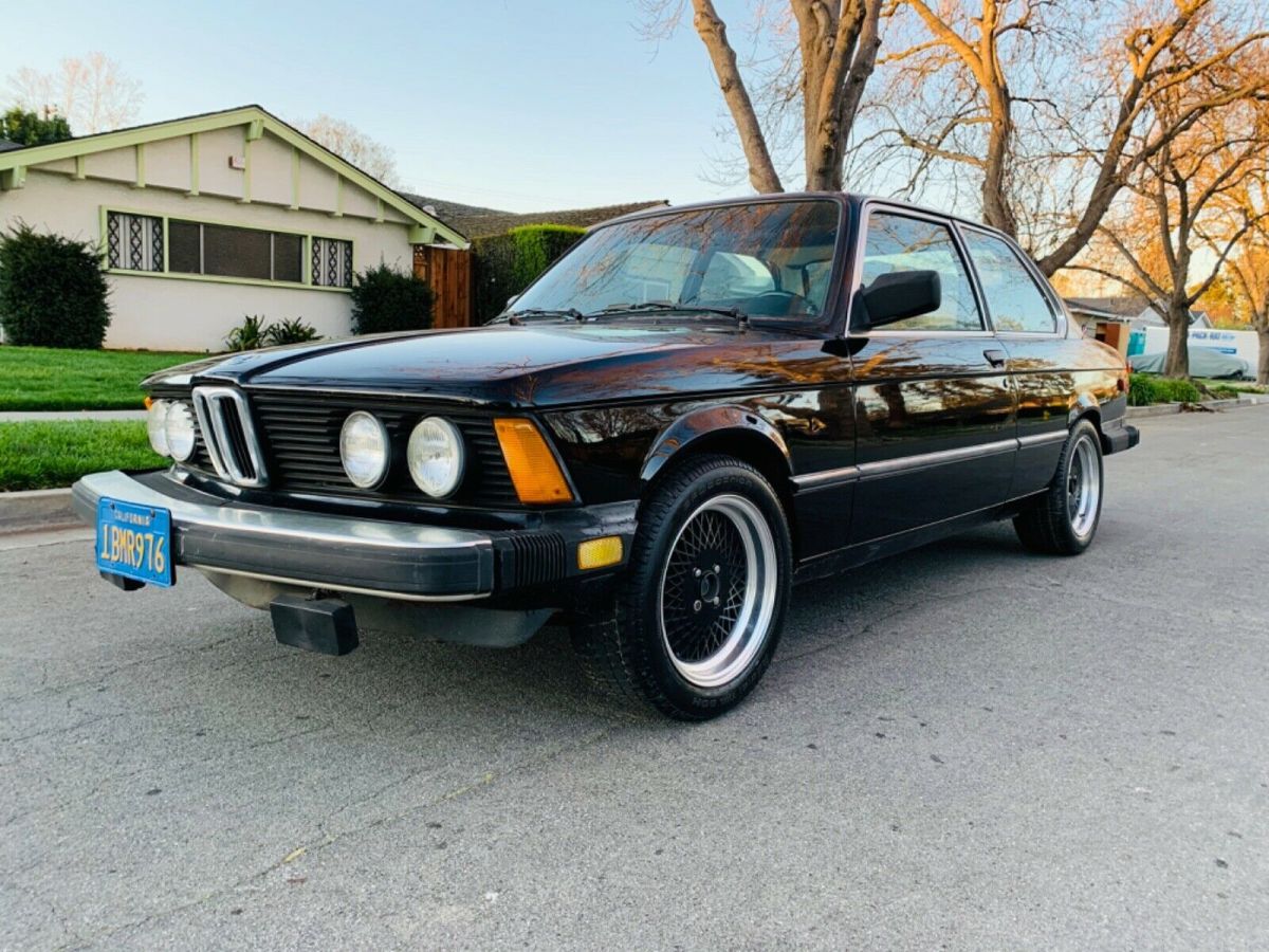 1980 BMW 320i Sunroof Coupe, Black. Original paint. No rust- FAST SHIPPING 1980 BMW 3-Series 320i coupe