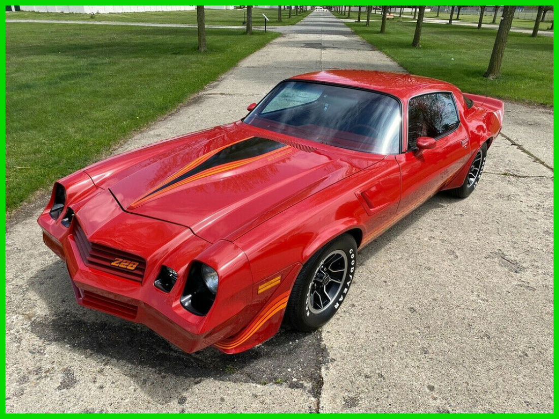 1980 Chevrolet Camaro Z28 350 CID 4 Speed RED On Red Documented Low Miles 1980 Chevrolet Camaro Z28 350 CID 4 Speed