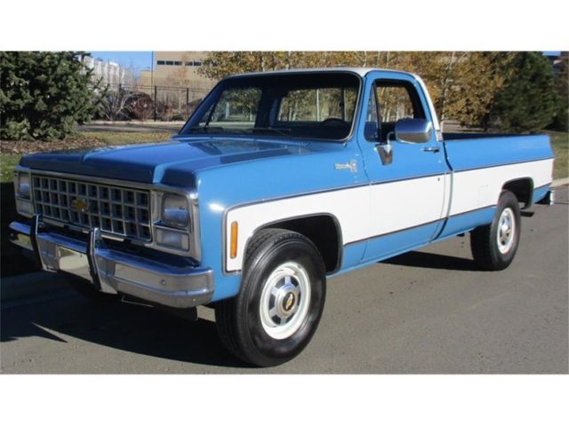 1980 Chevrolet C/K 20 450 Miles Blue V-8 Automatic 1980 Chevrolet C/K 20 --