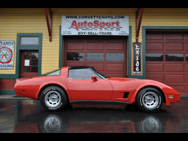1980 Chevrolet Corvette 1980 Red/Red Org Docs 12k Org Miles All Orginal! 12621 M 1980 Chevrolet Corvette 1980 Red/Red Org Docs 12k Org Miles All Orginal!