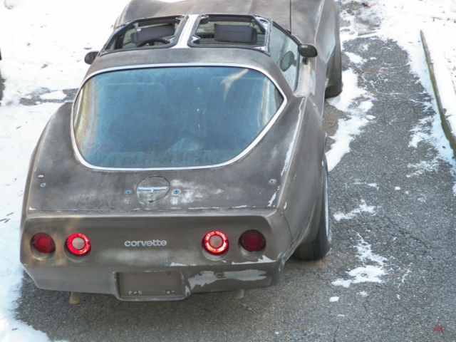 1980 Chevrolet Corvette, Brown, L48 V8, NOT Running 1980 Chevrolet Corvette