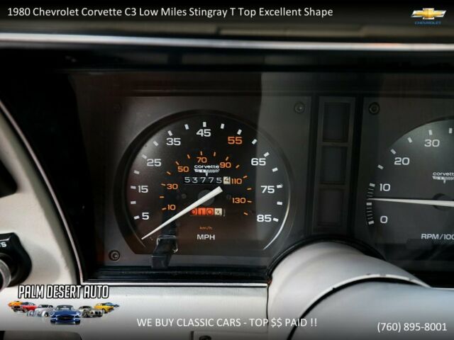 1980 Chevrolet Corvette C3 Low Miles Stingray T Top Excellent Shape - photo 11