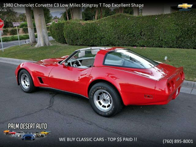 1980 Chevrolet Corvette C3 Low Miles Stingray T Top Excellent Shape - photo 2