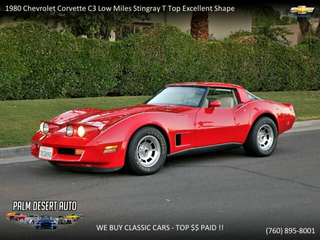 1980 Chevrolet Corvette C3 Low Miles Stingray T Top Excellent Shape - photo 4