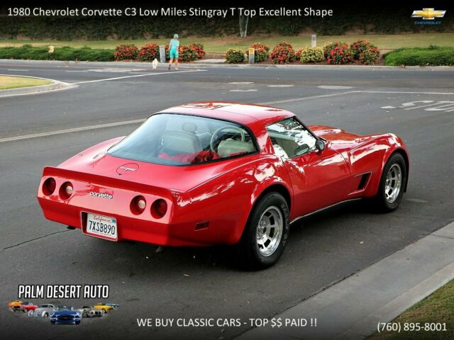 1980 Chevrolet Corvette C3 Low Miles Stingray T Top Excellent Shape - photo 5