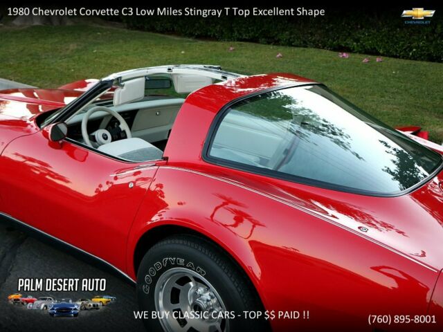 1980 Chevrolet Corvette C3 Low Miles Stingray T Top Excellent Shape - photo 6