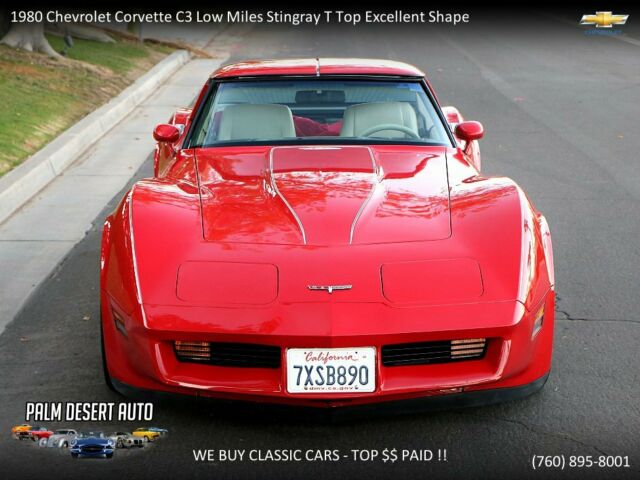 1980 Chevrolet Corvette C3 Low Miles Stingray T Top Excellent Shape - photo 7