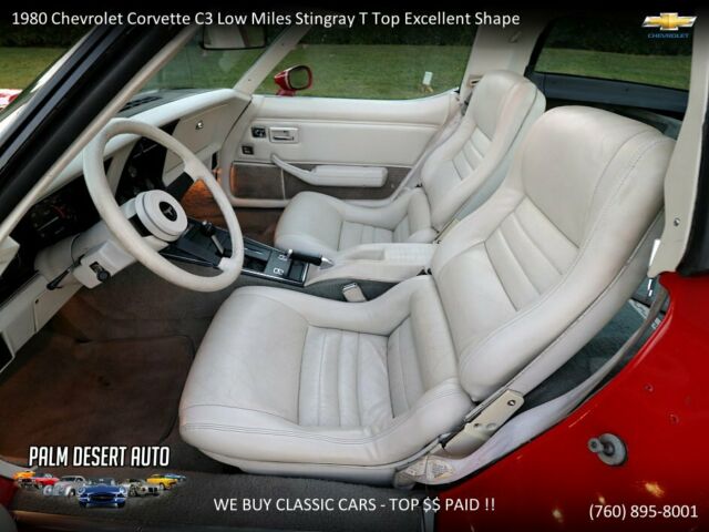 1980 Chevrolet Corvette C3 Low Miles Stingray T Top Excellent Shape - photo 8