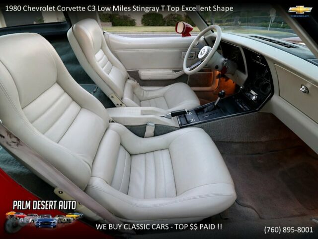 1980 Chevrolet Corvette C3 Low Miles Stingray T Top Excellent Shape - photo 9