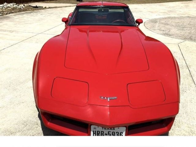 1980 Chevrolet Corvette t-tops 90,000 Miles Red Coupe V8 5.7L Automatic 1980 Chevrolet Corvette t-tops