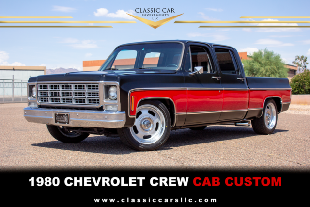 1980 Chevrolet Crew Cab Custom - 5.3L FI Vortec V8 - Custom Wheels - Must See!! 1980 Chevrolet Crew Cab Custom Half-Ton Crew Cab Short Box