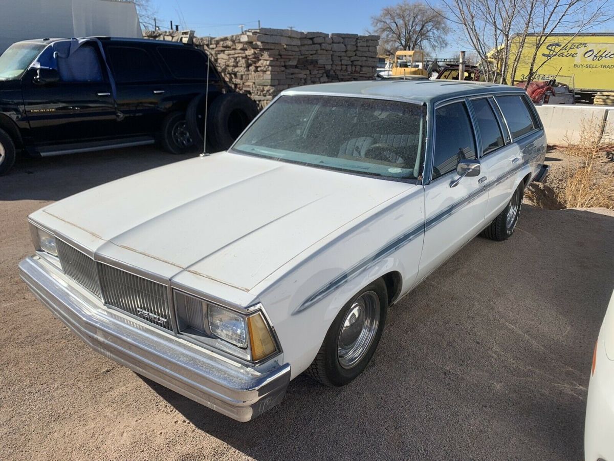 1980 Chevrolet Malibu Wagon White RWD Automatic 1980 Chevrolet Malibu