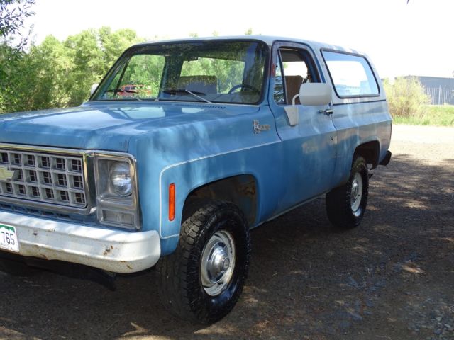 1980 Chevy Blazer Custom Deluxe 4X4 manual trans a/c low mile clean original 1980 Chevrolet Blazer Custom Deluxe