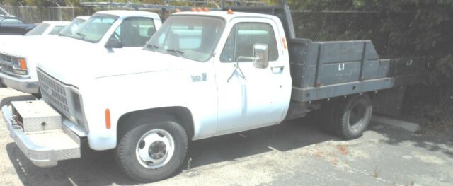 1980 CHEVY Custom Deluxe 30 Flatbed / Stake Dump Truck - RTAuctions** 1980 Chevrolet Custom Deluxe 30