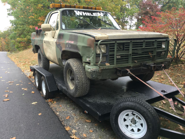 1980 Chevrolet Blazer MILITARY TOW WRECKER RAT RODS